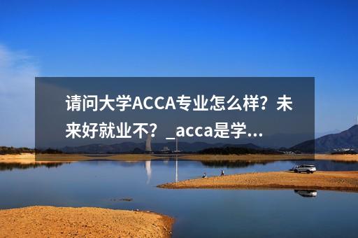 请问大学ACCA专业怎么样？未来好就业不？_acca是学什么的-第1张-会计-希子网